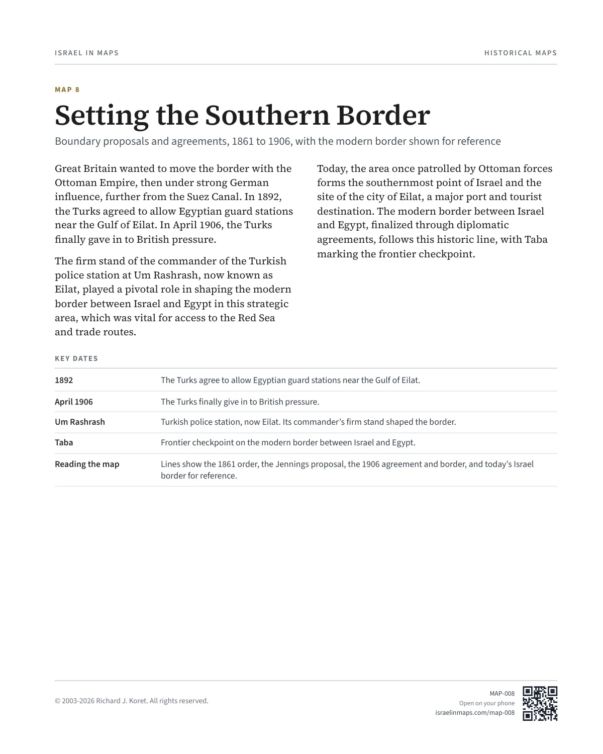 Setting the Southern Border