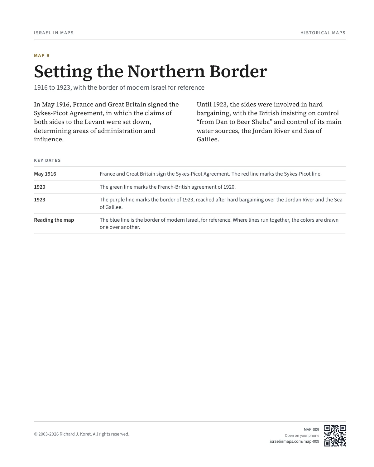 Setting the Northern Border