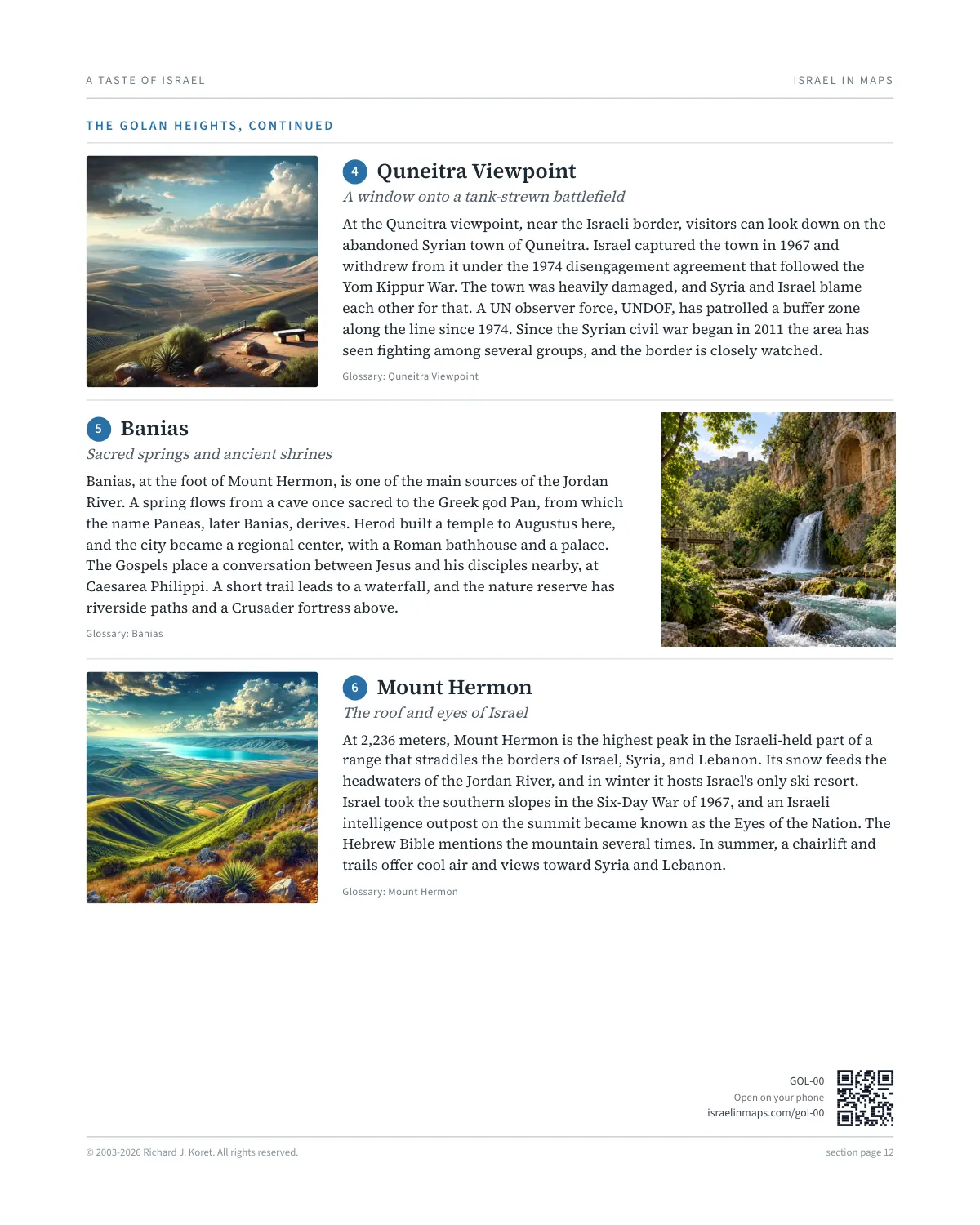 The Golan Heights