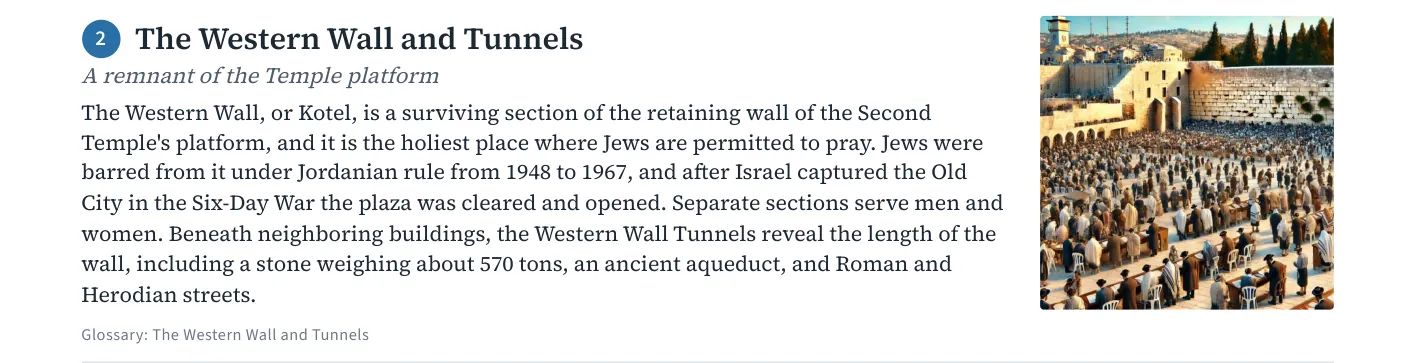 Western Wall and Tunnels