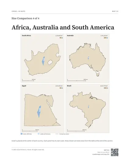 Size Comparison 4 of 4: Africa, Australia and South America